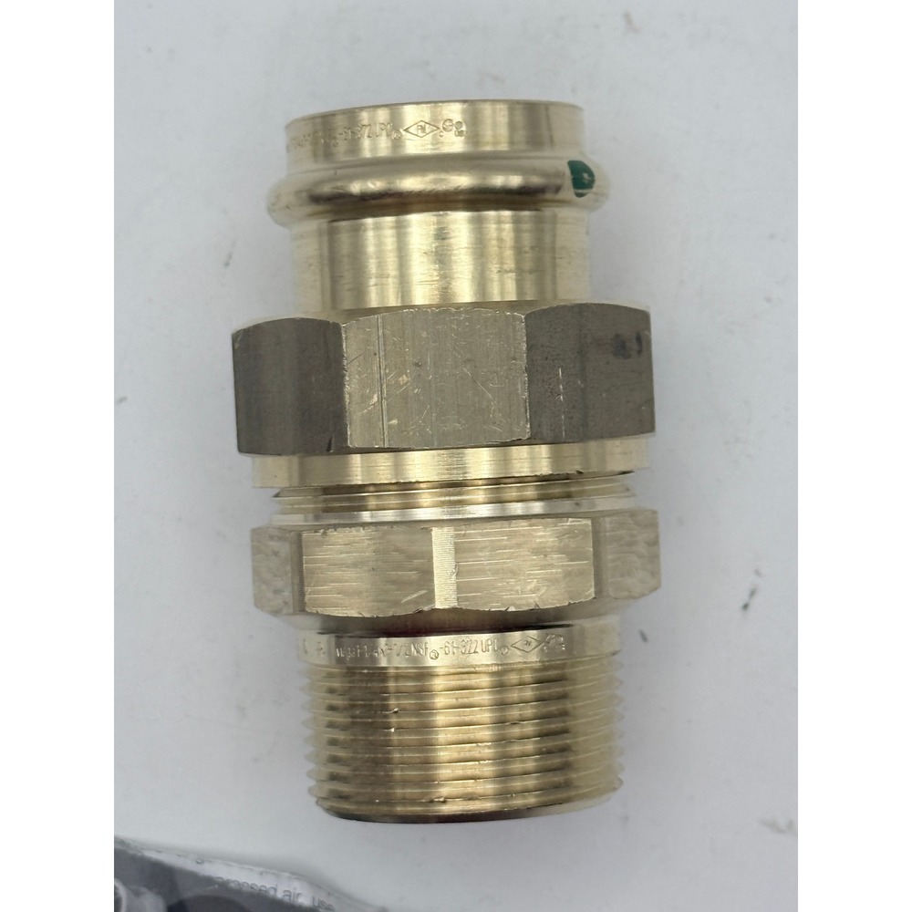 Viega 79745 ProPress Bronze Union Male 1-1/4-Inch by 1-1/4-Inch P x Male NPT